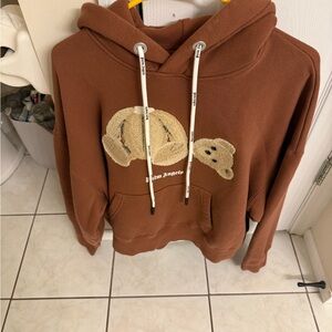 Palm Angels Bear Hoodie - Men’s Small - Brown/Brown rare color - 100% authentic